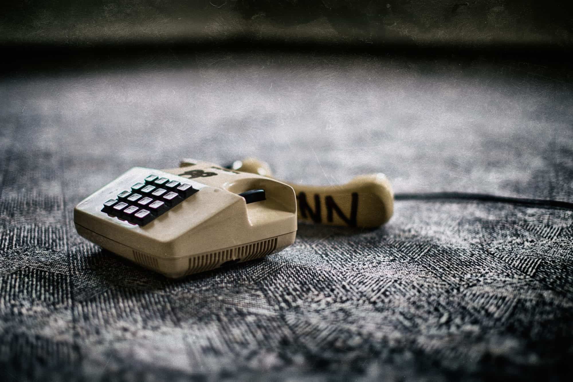 Office phone off the hook