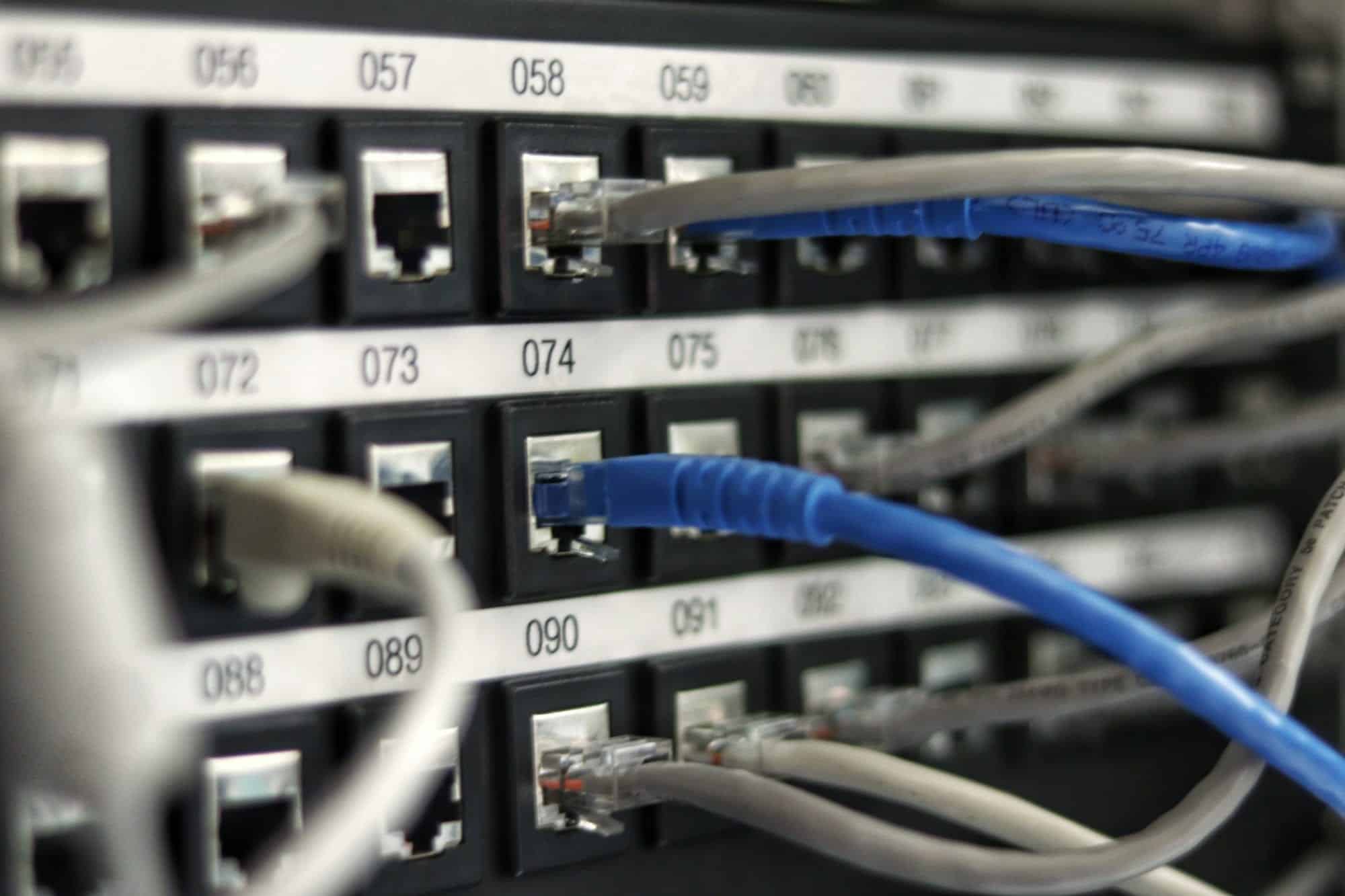 Cords of In-Office Server